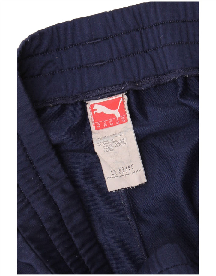 PUMA Pantalones de chándal para mujer Joggers UK 12 Medium Azul marino Poliéster