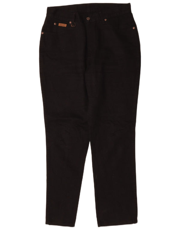 Wrangler Jeans cónicos de cintura alta para mujer US 14 XL W32 L29 Algodón negro