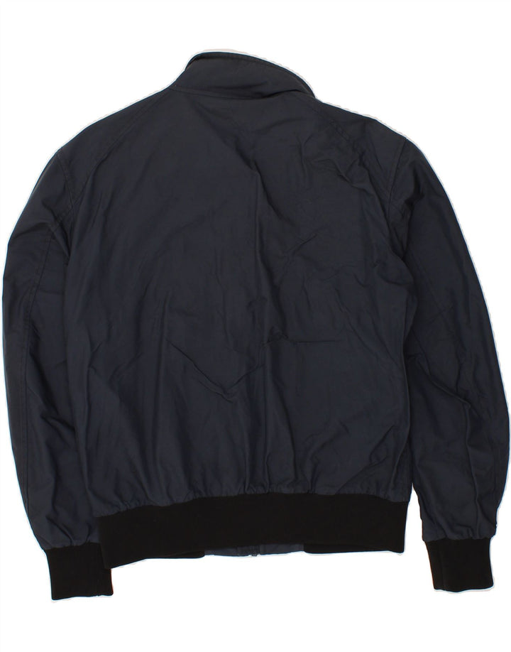 REFRIGIWEAR Womens Bomber Rain Jacket UK 18 XL Navy Blue Nylon Vintage Refrigiwear and Second-Hand Refrigiwear from Messina Hembry 