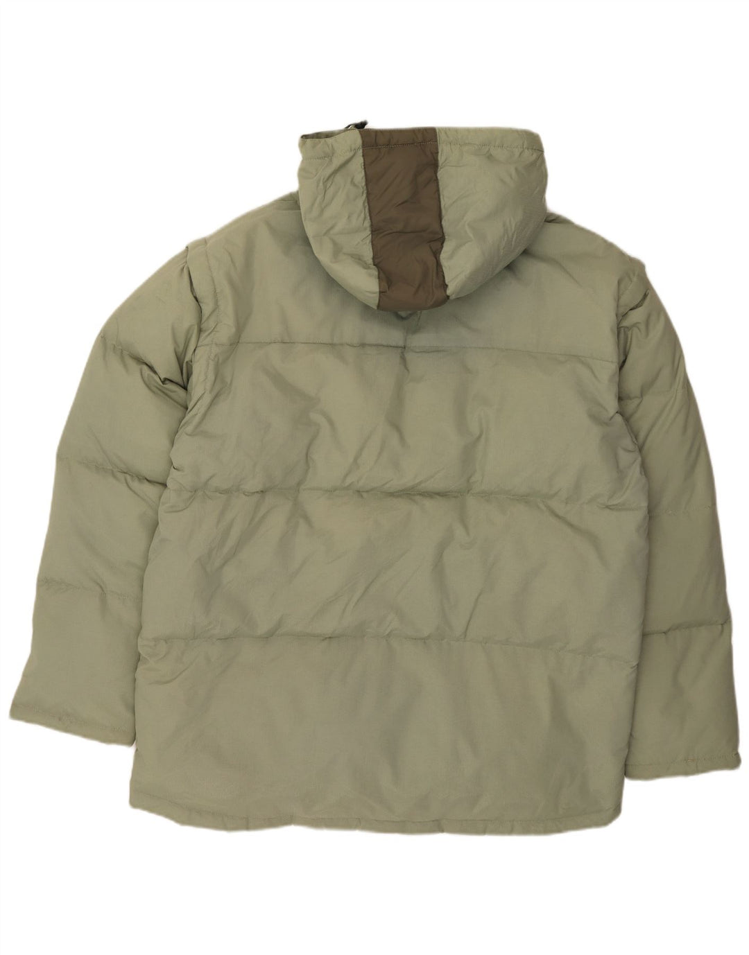 Fila Chaqueta acolchada con capucha para hombre UK 44 2XL Poliamida verde