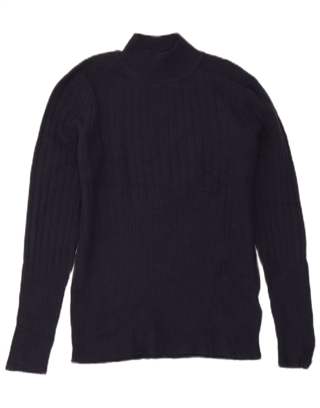 Marks & Spencer - Jersey con cuello alto para mujer, talla 40, talla M, color azul marino