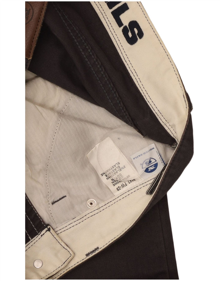 NORTH SAILS Pantalones informales rectos para hombre W32 L34 Algodón gris