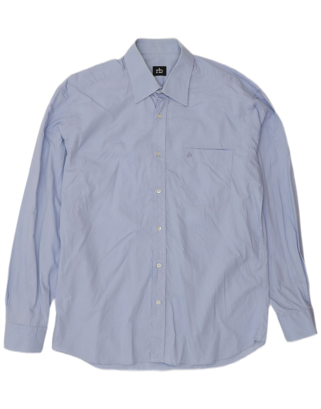Camisa Roccobarocco Hombre Azul Medio