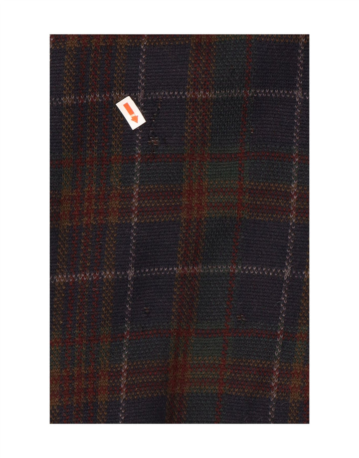 Canda Suéter tipo cárdigan para hombre 2XL Acrílico a cuadros multicolor