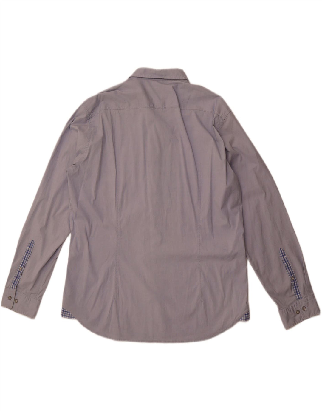 Camisa Hugo Boss Hombre 2XL Algodón Azul