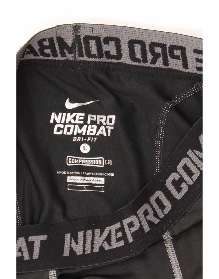 Nike Leggings de compresión para hombre, talla grande, color negro