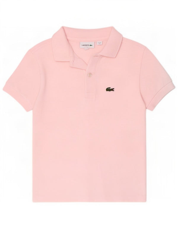 Polo Lacoste Niño 7-8 Años Rosa Algodón