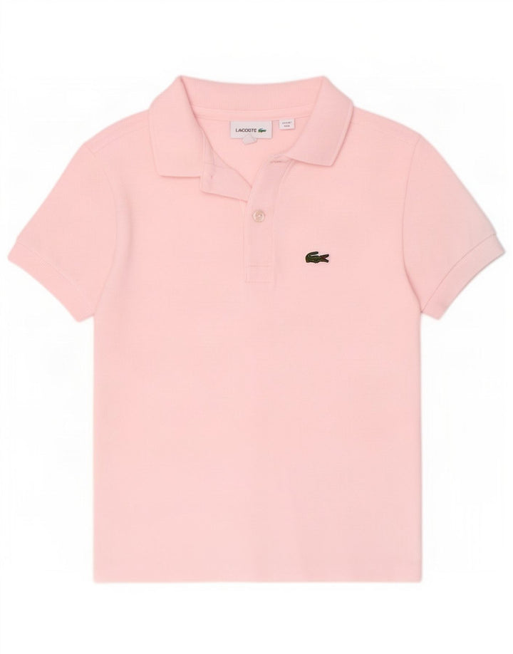 Polo Lacoste Niño 7-8 Años Rosa Algodón