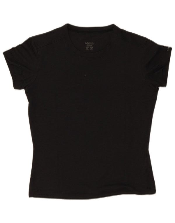 Columbia Camiseta para mujer Top UK 12 Medium Negro Poliéster