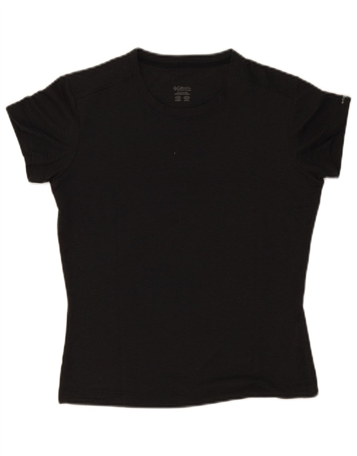 Columbia Camiseta para mujer Top UK 12 Medium Negro Poliéster