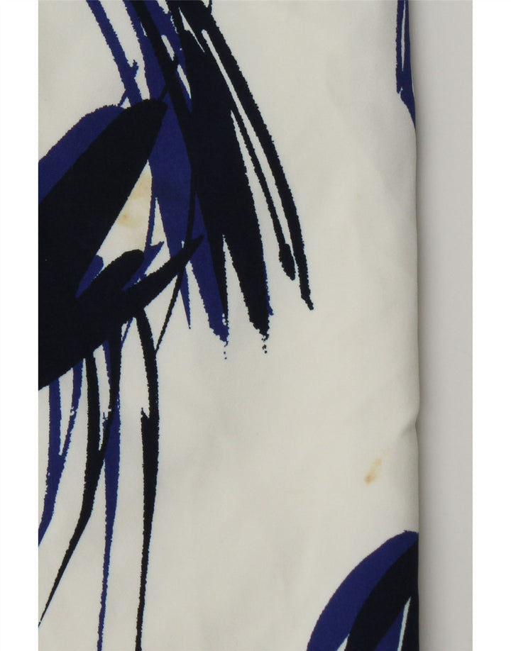 Hobbs Vestido tubo para mujer UK 10 Pequeño poliéster floral blanco