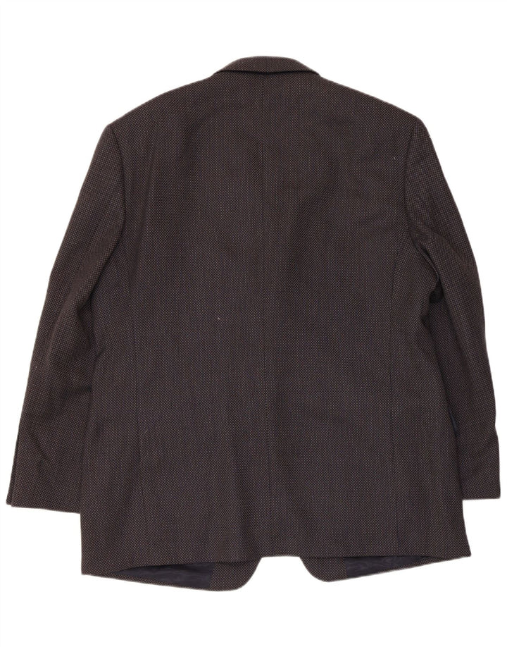 Marks & Spencer Chaqueta tipo blazer de 3 botones para hombre UK 44 XL Lana virgen azul marino