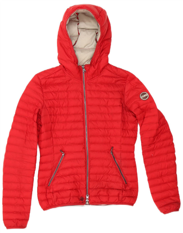 Colmar Mujer Chaqueta Acolchada Con Capucha IT 38 2XS Poliéster Rojo