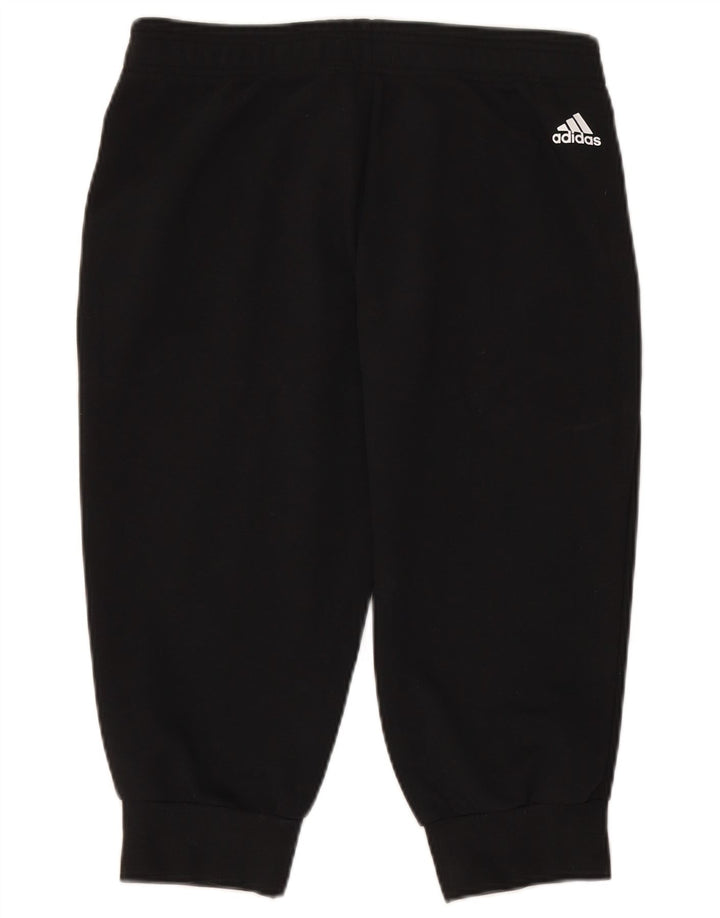 ADIDAS Pantalones de chándal gráficos para mujer Joggers UK 12/14 Mediano Negro