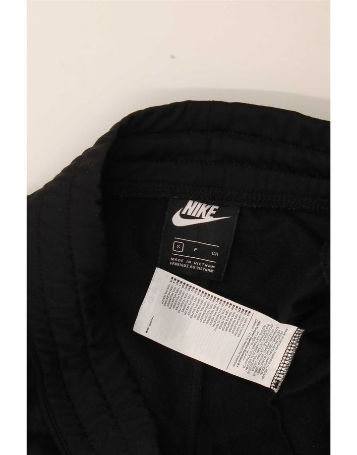 Nike Mujer Chándal Pantalones Joggers UK 10 Pequeño Negro Poliéster
