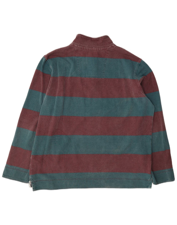 Crew Clothing Sudadera con cuello y cremallera para hombre Jersey 2XL Rayas multicolores
