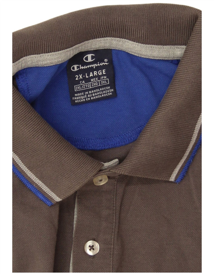 Champion Polo Hombre 2XL Gris