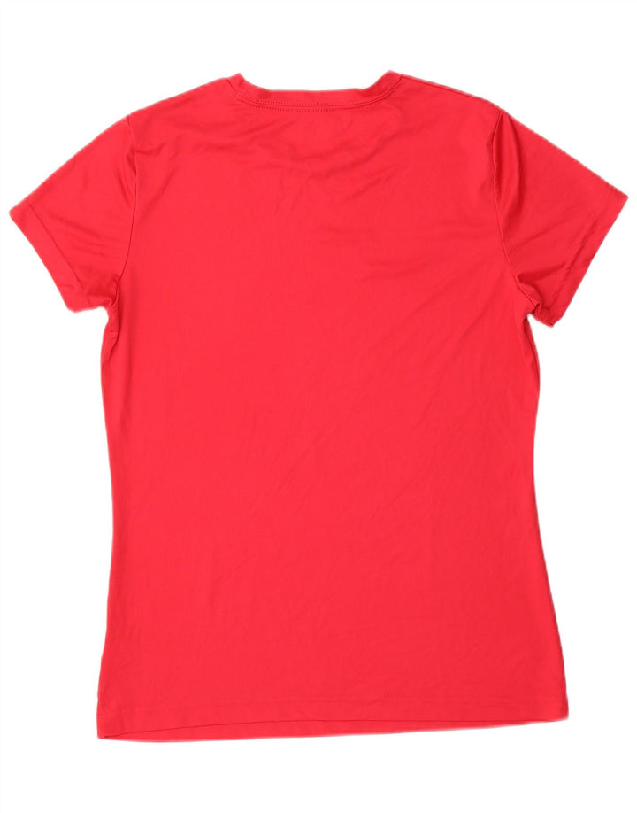 Reebok Camiseta gráfica para mujer Top UK 44 Grande Poliéster rosa