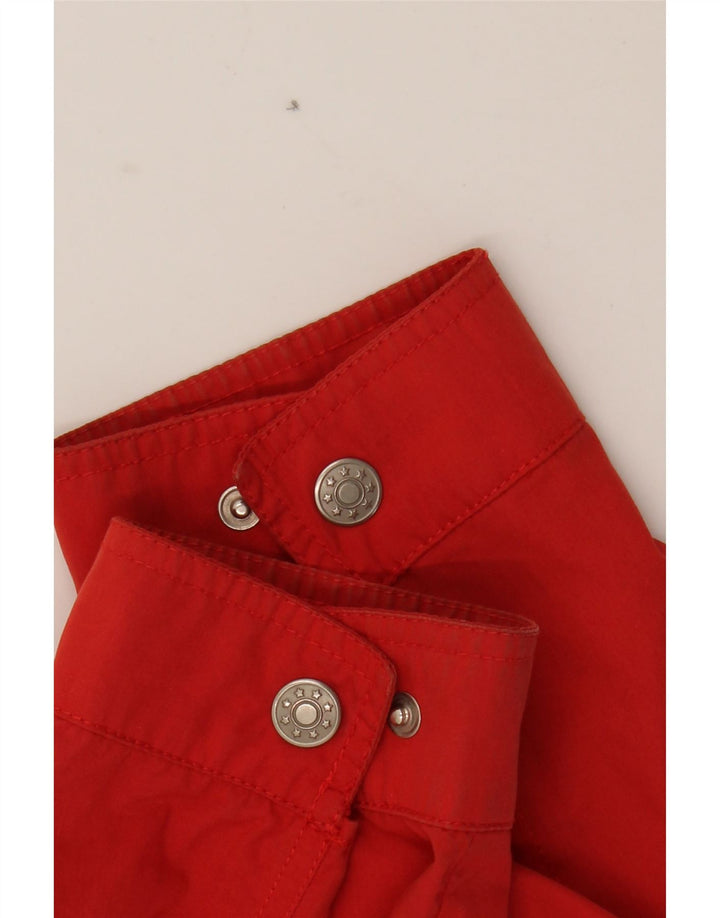 VINTAGE Mens Windbreaker Jacket IT 52 XL Red Polyester Vintage Vintage and Second-Hand Vintage from Messina Hembry 