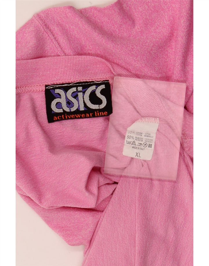Asics Camiseta Gráfica Hombre Top XL Algodón Rosa