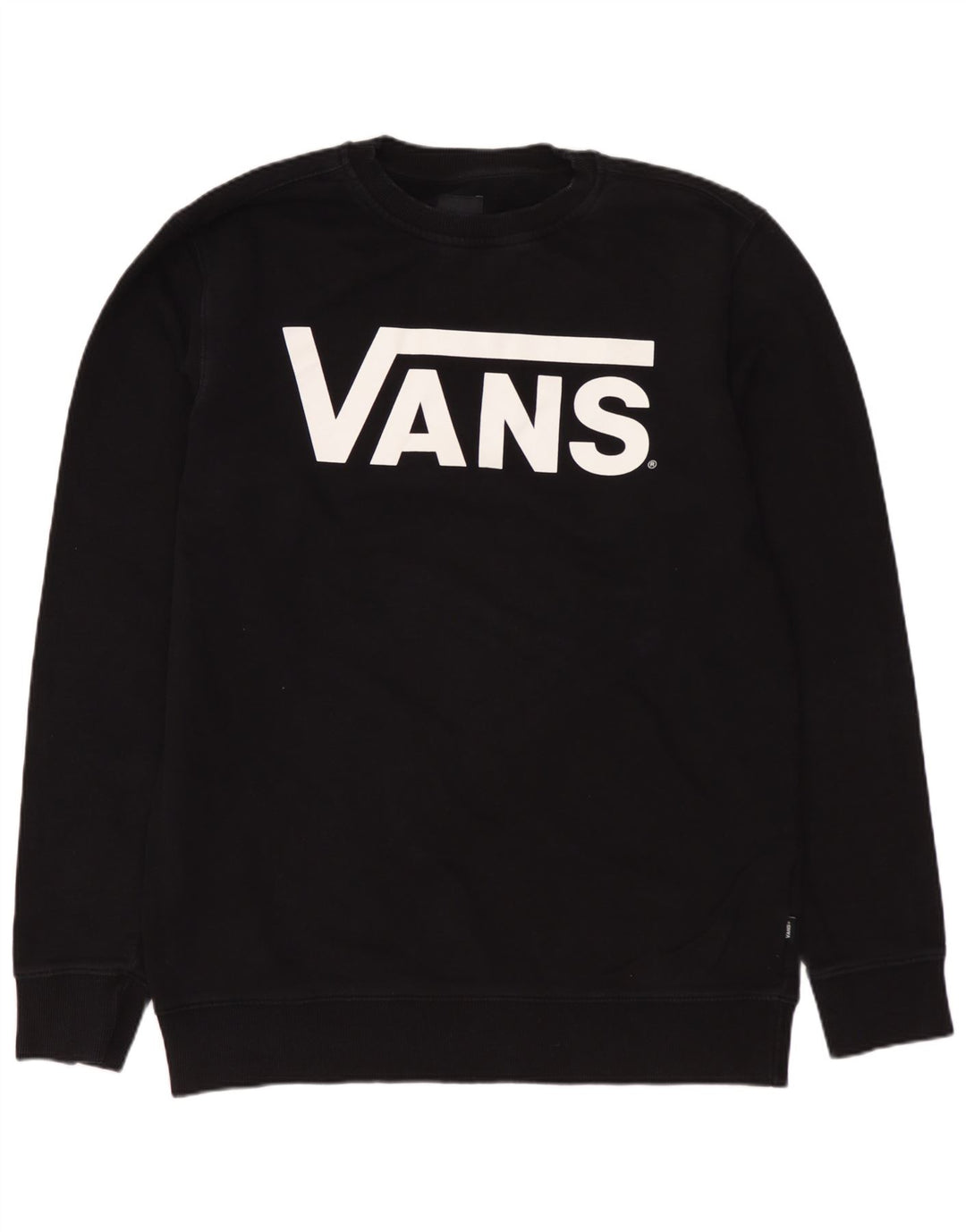 VANS Hombre Sudadera con gráfico Jumper Medium Black Cotton