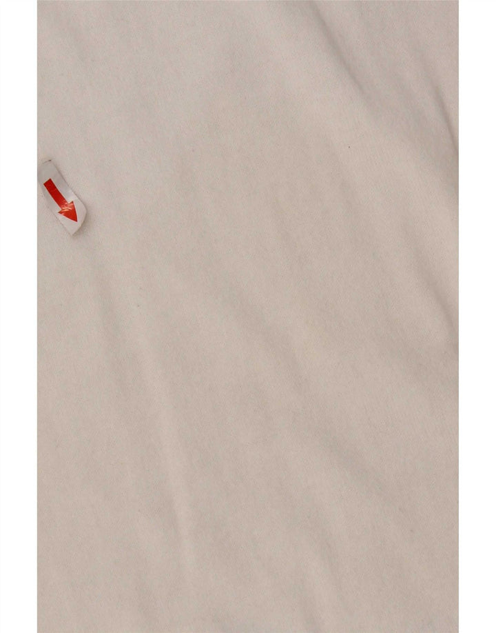 Benetton Top Mujer Manga Larga ES 44 Mediano Blanco