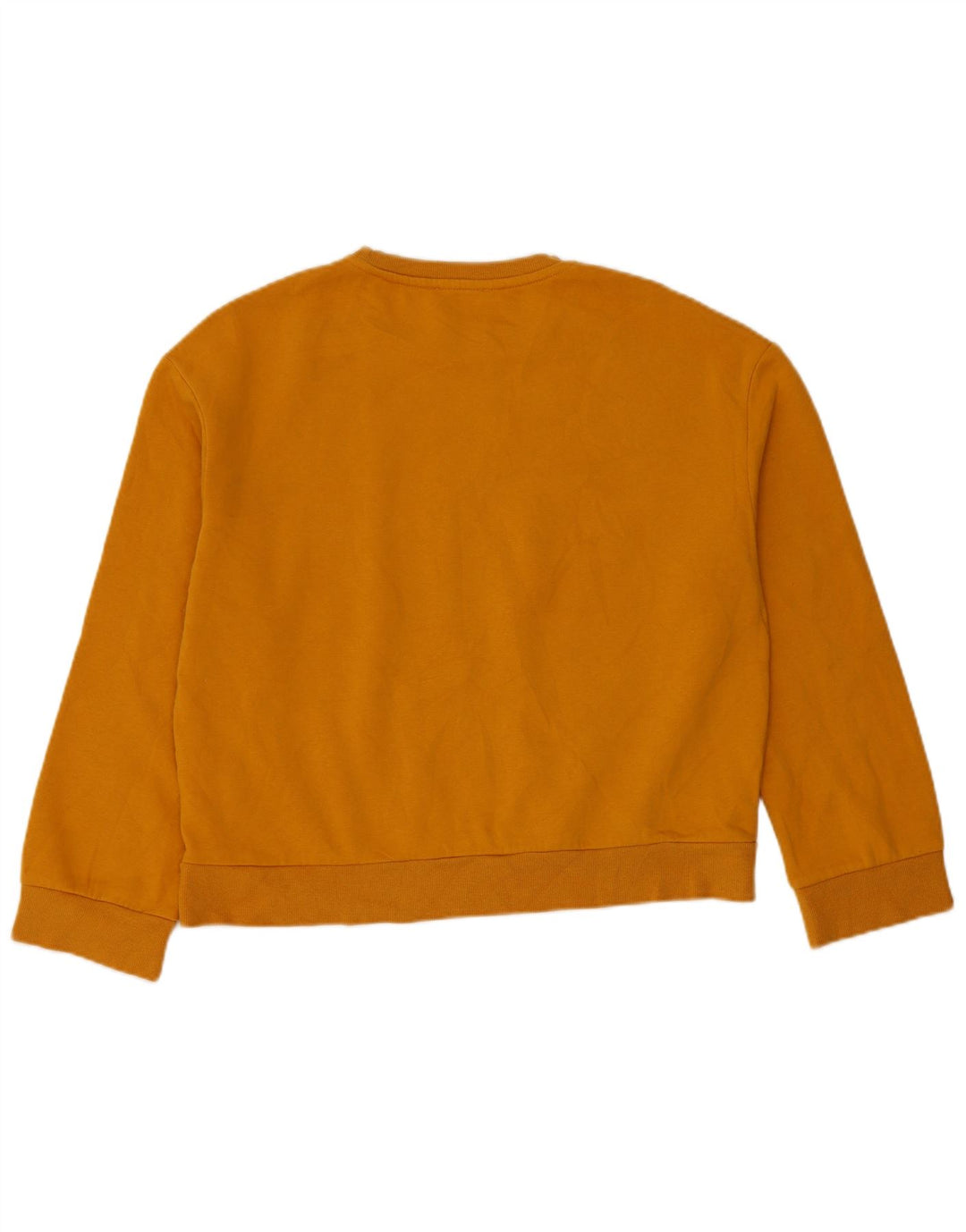 Zara Mujer Oversize Sudadera Jumper UK 10 Small Naranja Algodón