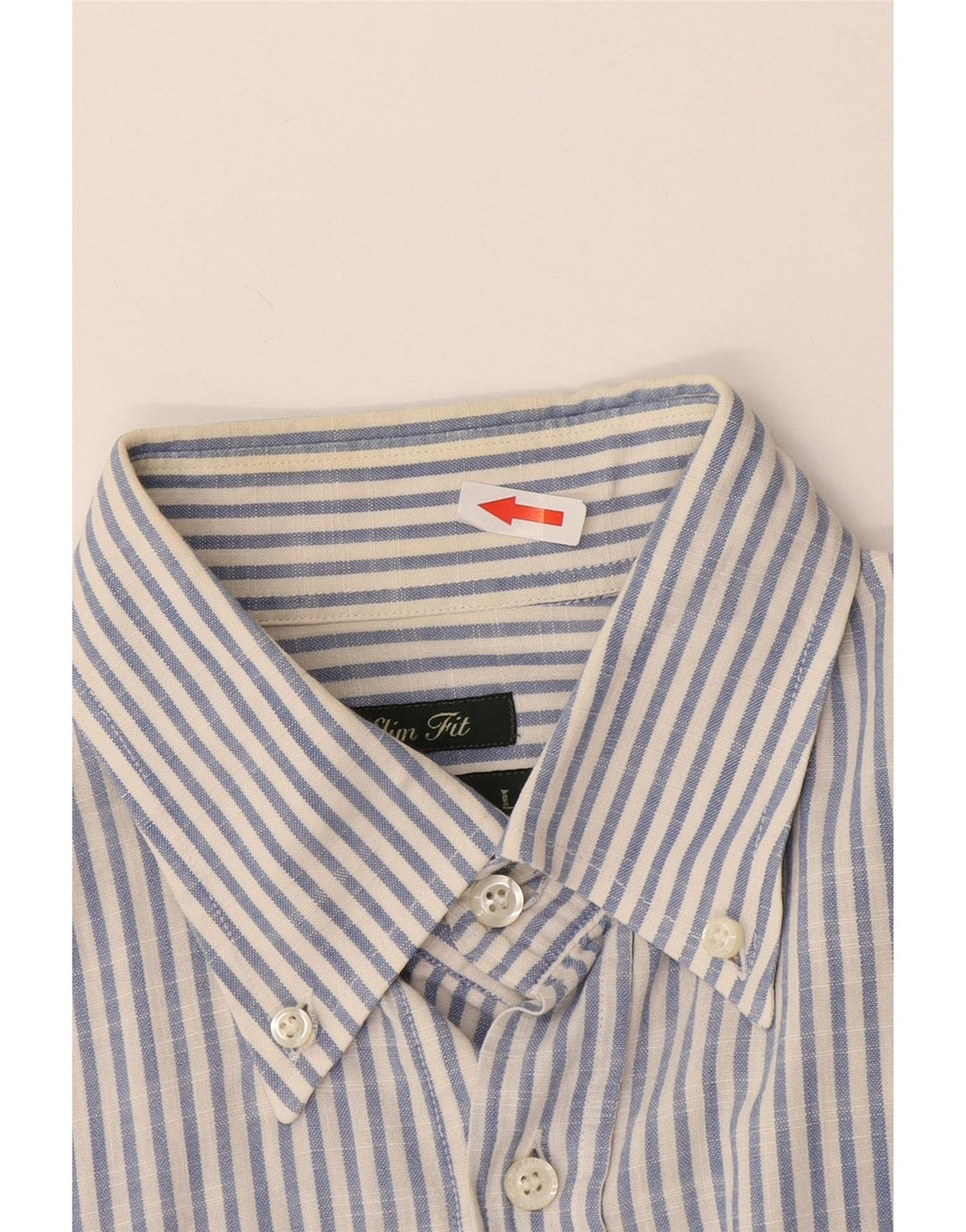 Fred Perry Camisa Slim Fit Para Hombre De Algodón A Rayas Azul Grande