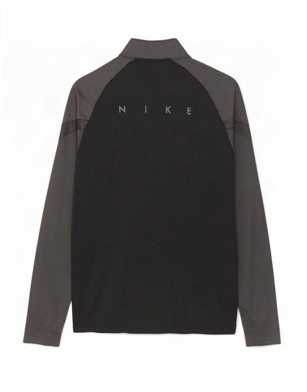 Nike Mens Graphic Pullover Chándal Top Pequeño Negro