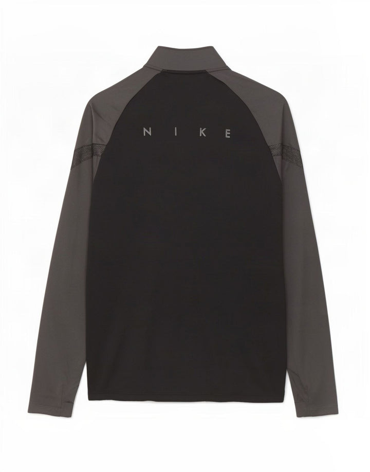 Nike Mens Graphic Pullover Chándal Top Pequeño Negro
