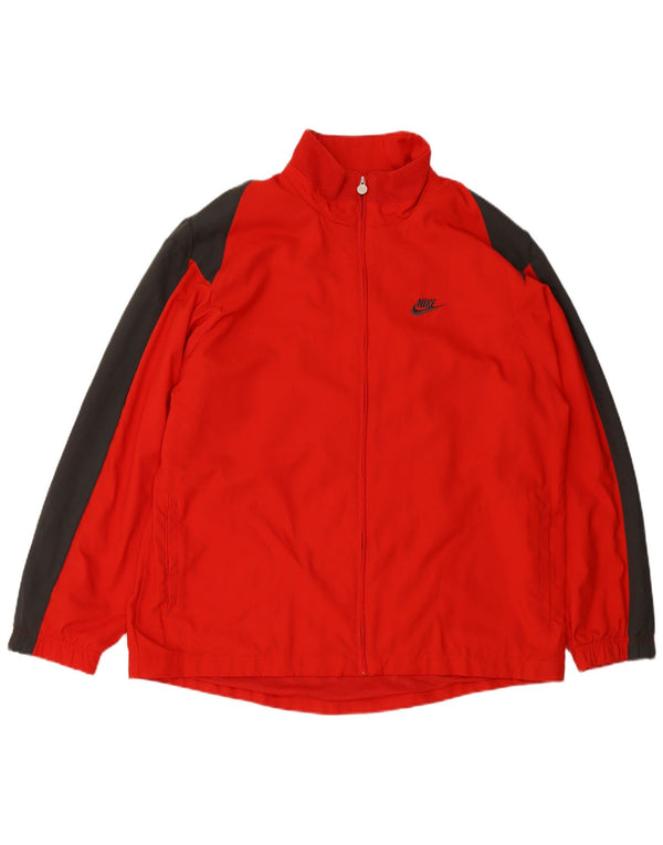 NIKE Chaqueta de chándal para Hombre ES 44/46 XL Rojo Colorblock Poliéster