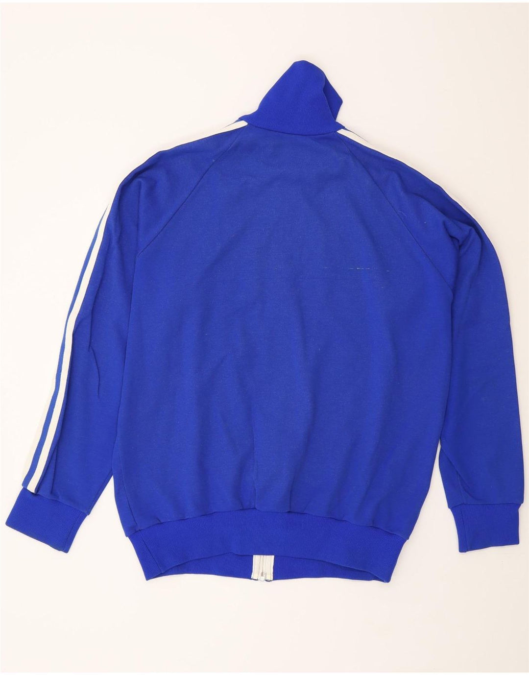 Vintage hombres chándal top chaqueta grande azul