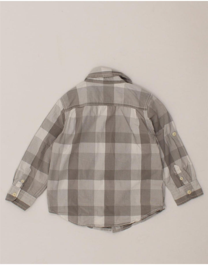 GAP Boys Shirt 2-3 Years Grey Check Cotton Vintage Gap and Second-Hand Gap from Messina Hembry 