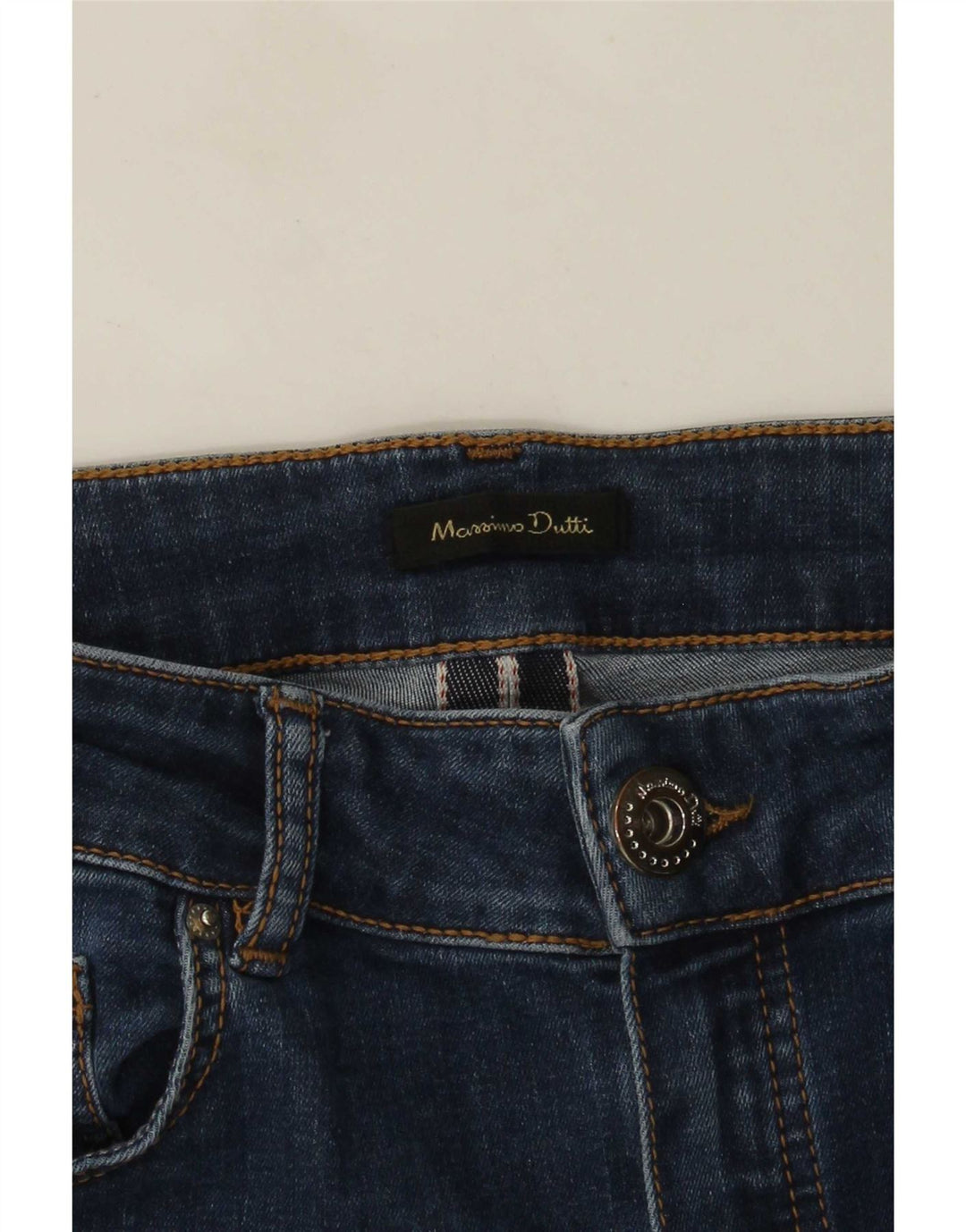 Vaqueros Pitillo Mujer Massimo Dutti W28 L29 Azul