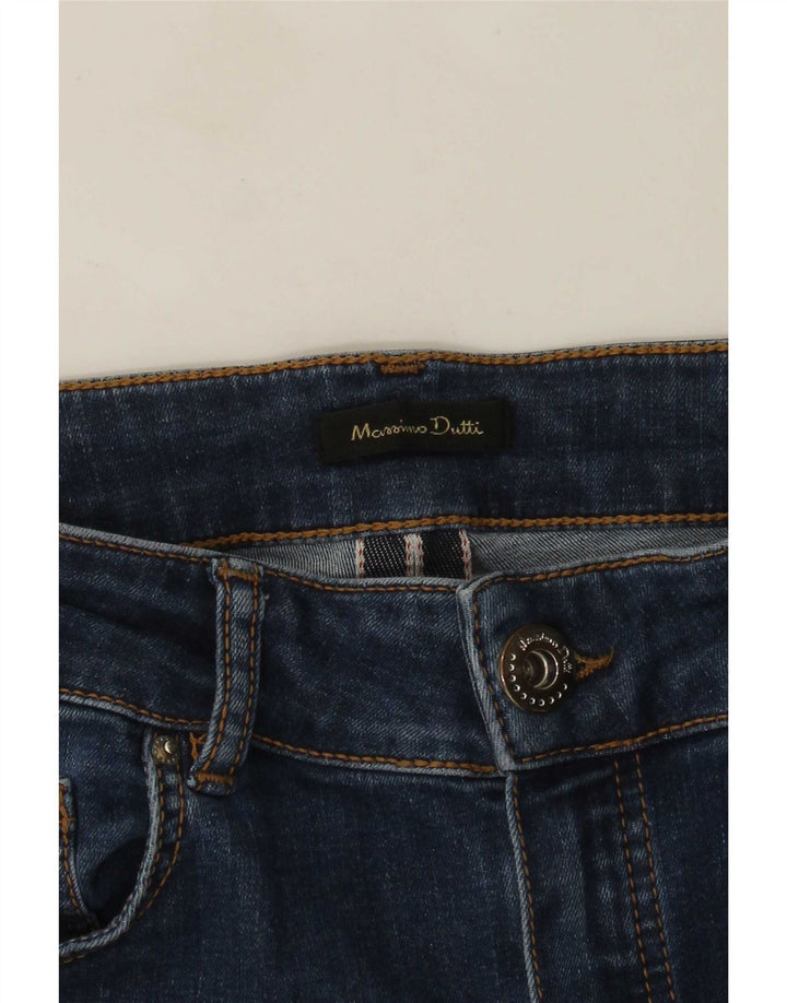 Vaqueros Pitillo Mujer Massimo Dutti W28 L29 Azul