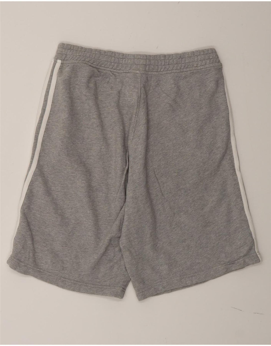 Pantalones cortos deportivos Adidas para hombre de algodón gris medio