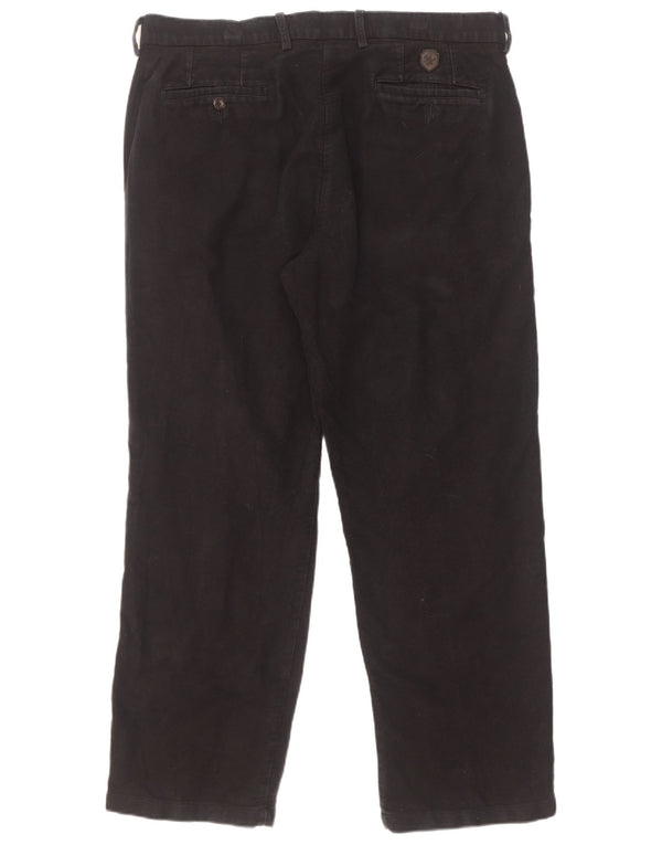 Marks & Spencer Pantalones chinos rectos Blue Harbor para hombre W36 L29 Negro