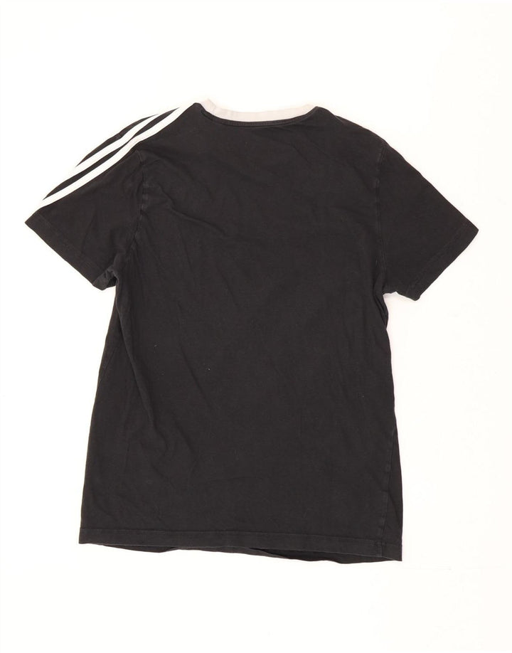 Adidas - Camiseta gráfica para mujer, talla 12/14, talla M, color negro