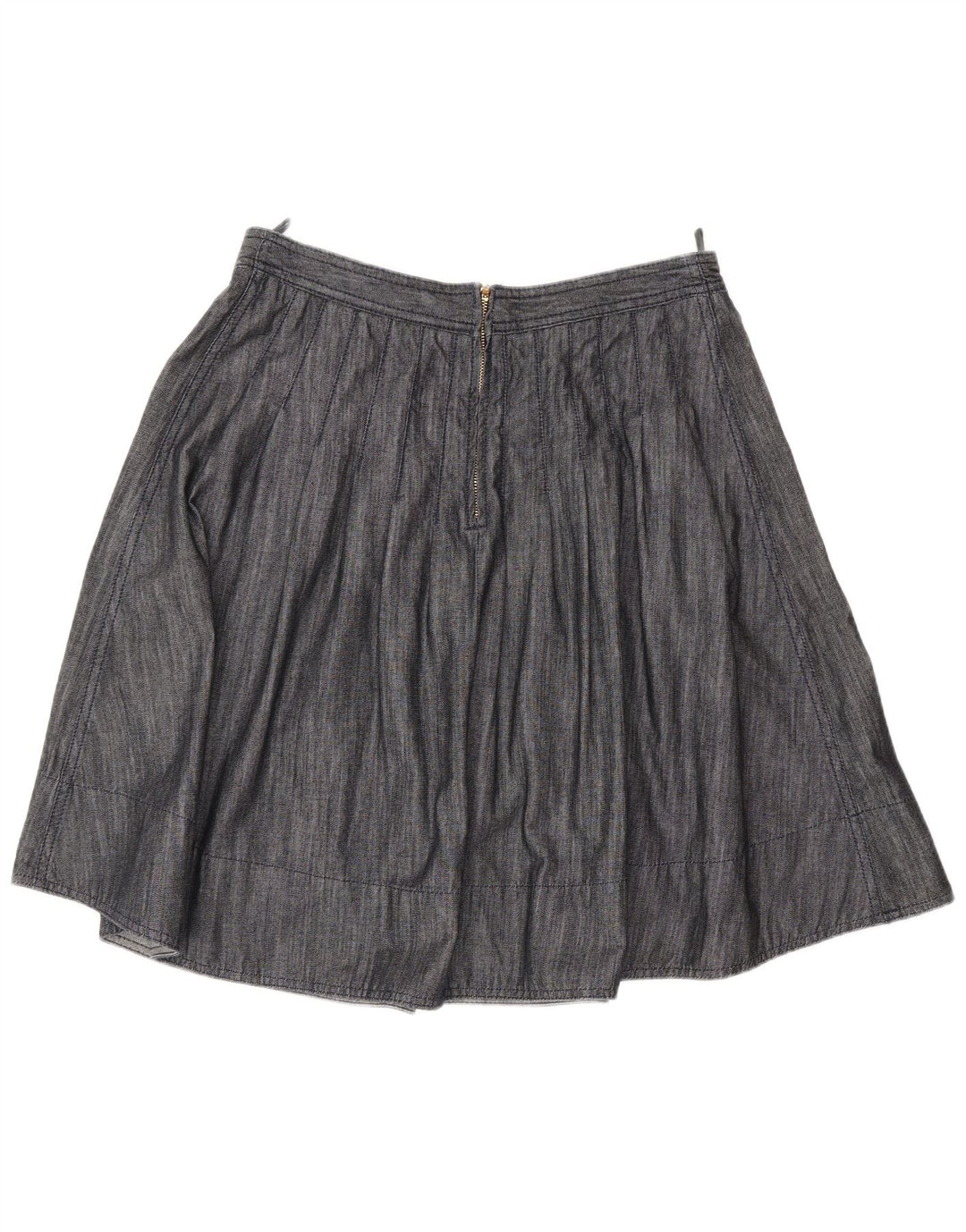 Benetton Falda Acampanada Mediana W28 Azul Marino