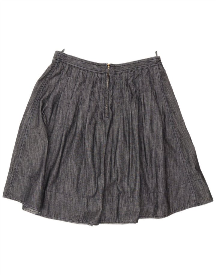 Benetton Falda Acampanada Mediana W28 Azul Marino