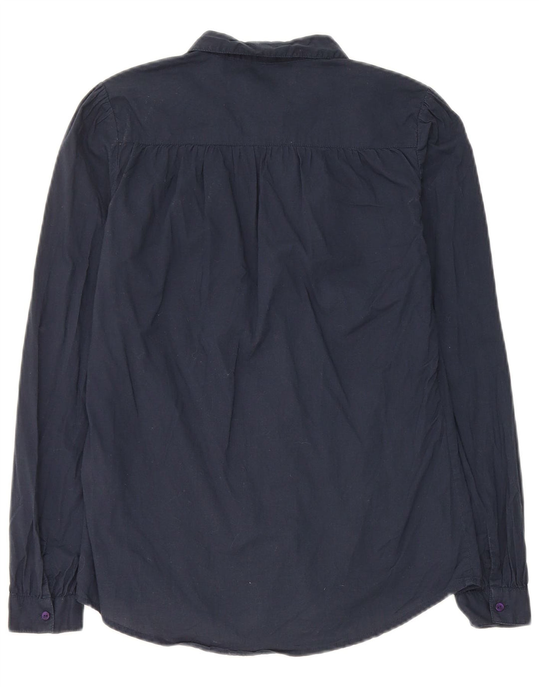 Jack Wills Camisa para mujer UK 8 Small Azul marino Algodón