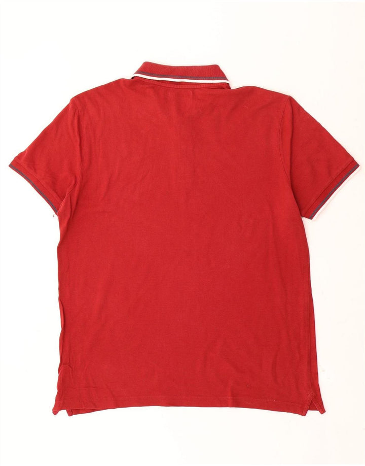 Diadora Polo Hombre XL Algodón Rojo