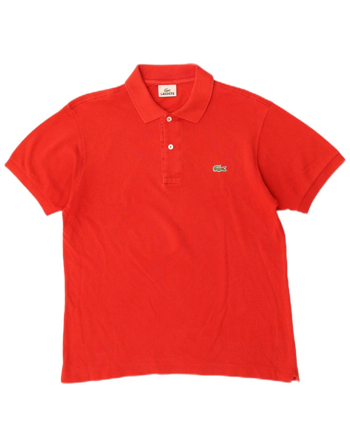 Polo Lacoste para hombre talla 3 pequeño algodón rojo
