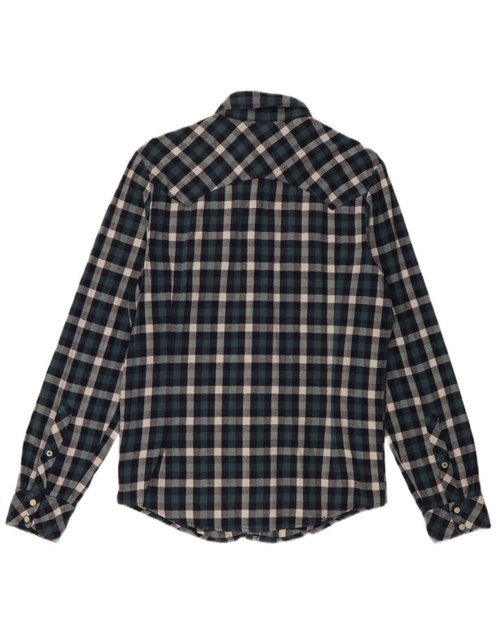 Camisa Lee Slim Fit De Algodón A Cuadros Azul Pequeño |