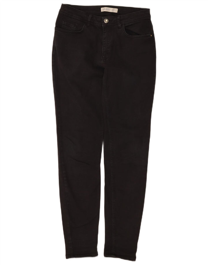 ZARA Vaqueros pitillo para mujer EU 38 Small W28 L28 Negro