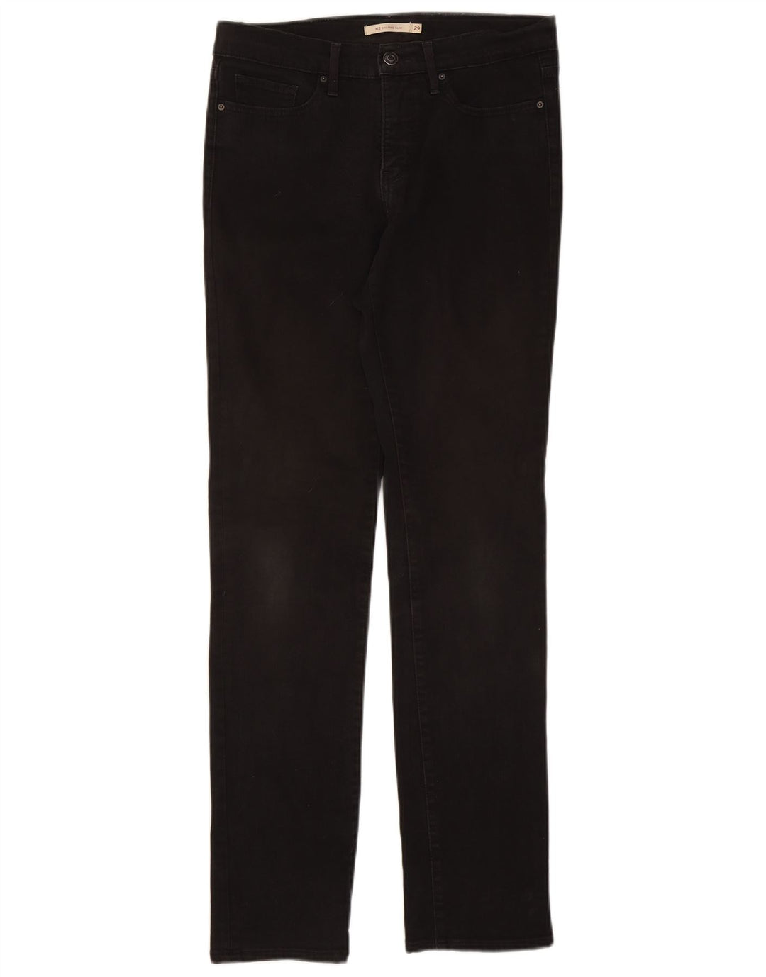 Levi's Mujer 312 Shaping Slim Jeans W29 L31 Negro