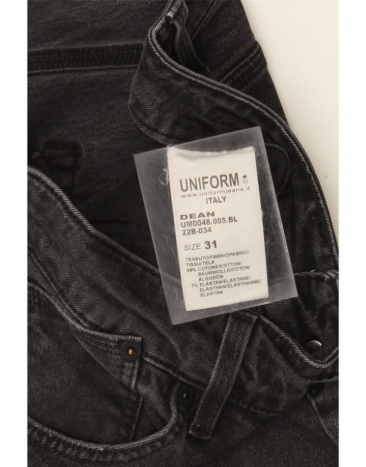 Uniforme Hombre Dean Slim Jeans W31 L26 Algodón Negro