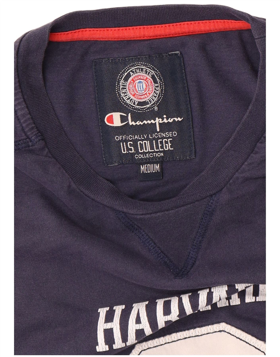 Champion Harvard Graphic Camiseta para hombre, talla mediana, azul marino
