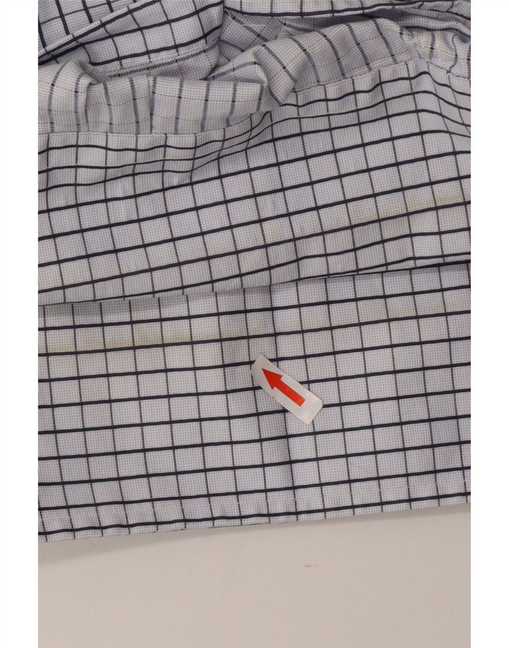 Camisa Massimo Dutti Hombre Cuadros Azul Medio