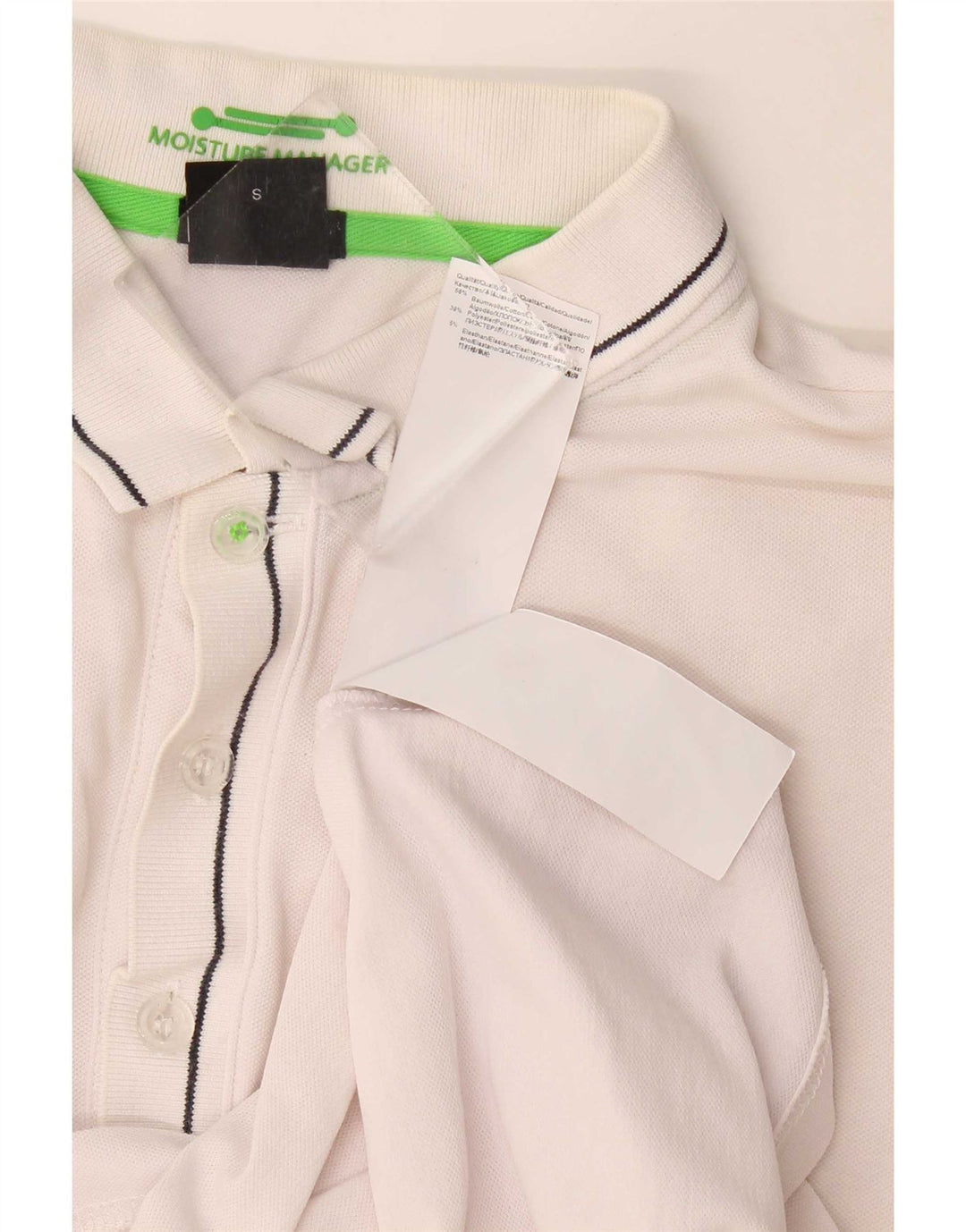 Polo Hugo Boss Hombre Pequeño Algodón Blanco